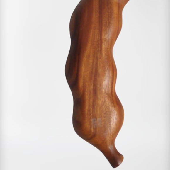 Vintage Large Wooden 4 Pod Snack Tray - Picture 6 of 7